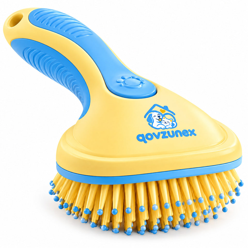 qovzunex Comfort-Grip Dog Grooming Brush — product view