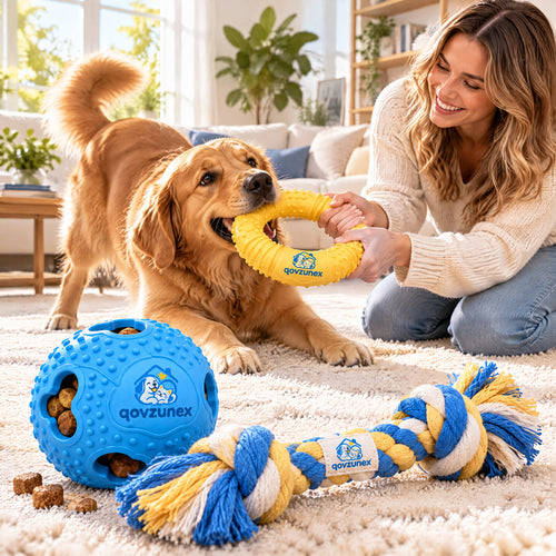 qovzunex 3-Piece Dog Toy Set — product features